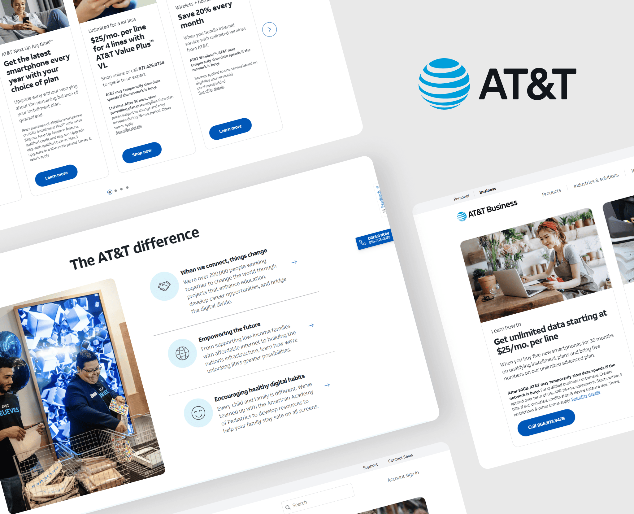 AT&T portfolio case study — Maxiom Technology software development