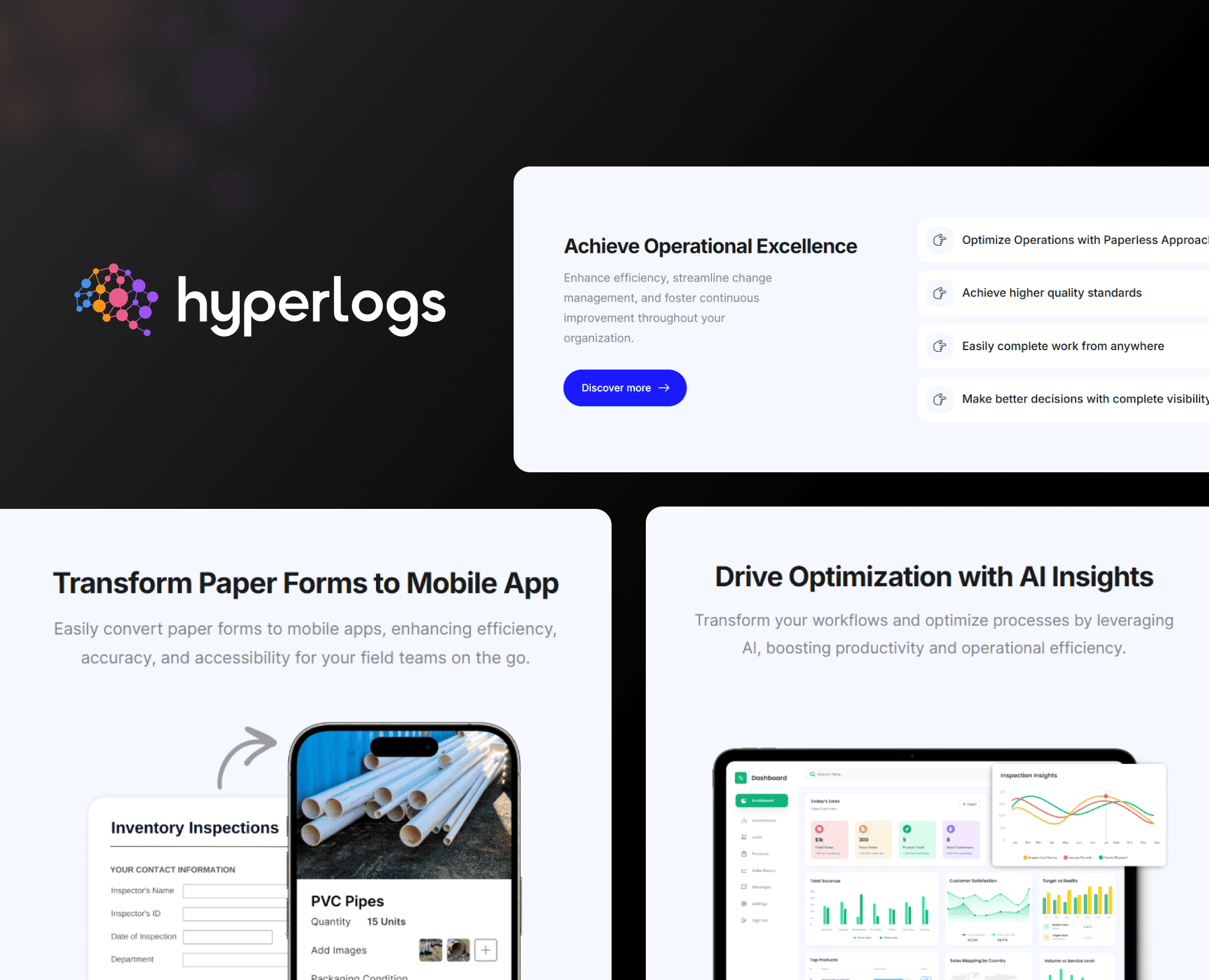 Hyperlogs portfolio case study — Maxiom Technology software development