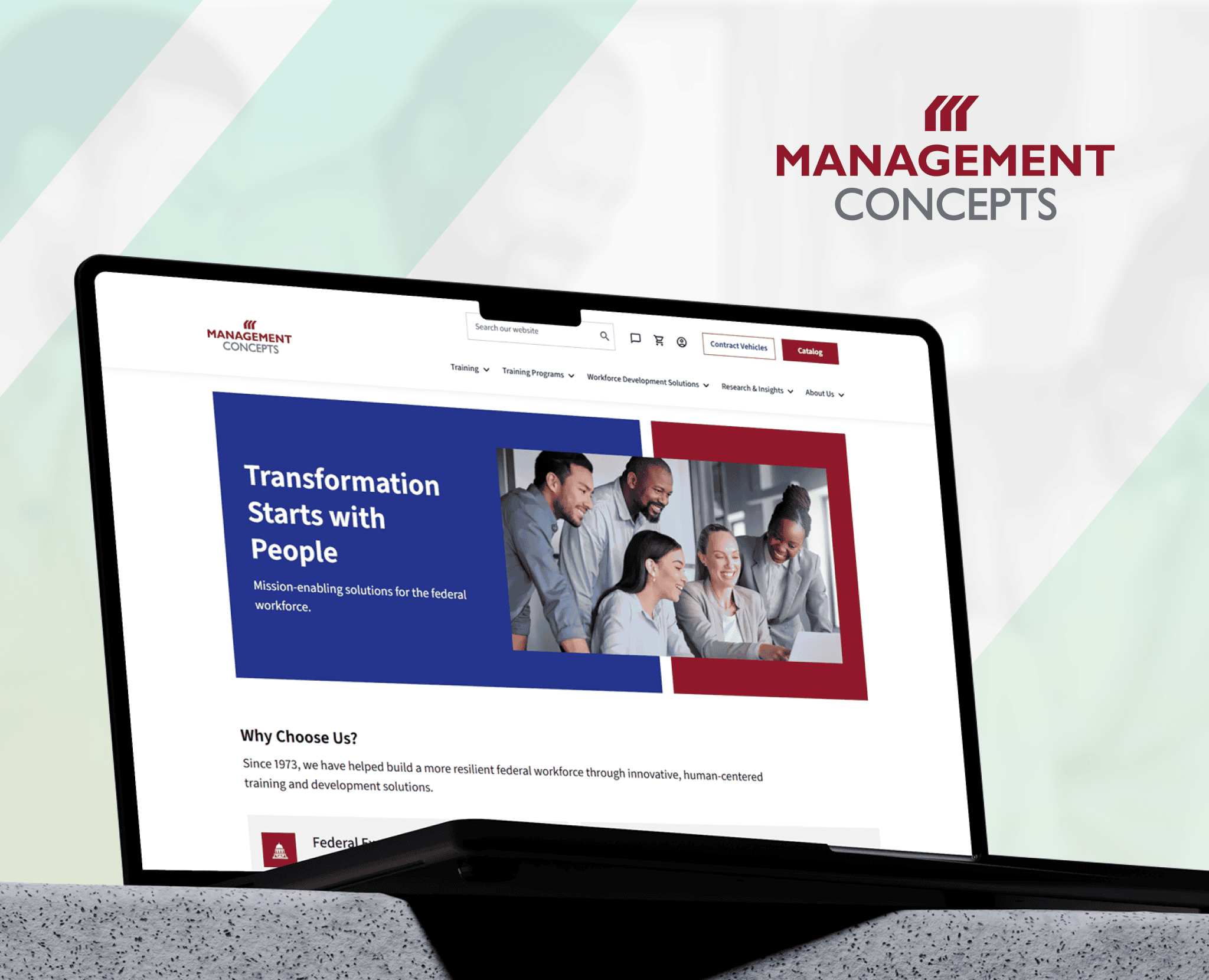 Management Concepts software development case study by Maxiom Technology