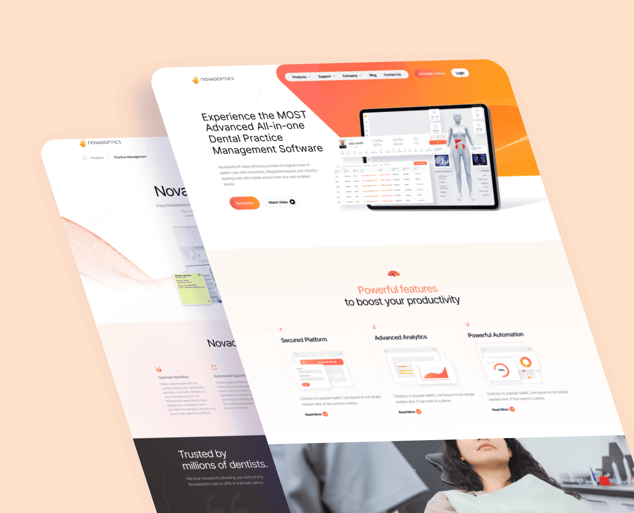Novadontics software development case study by Maxiom Technology